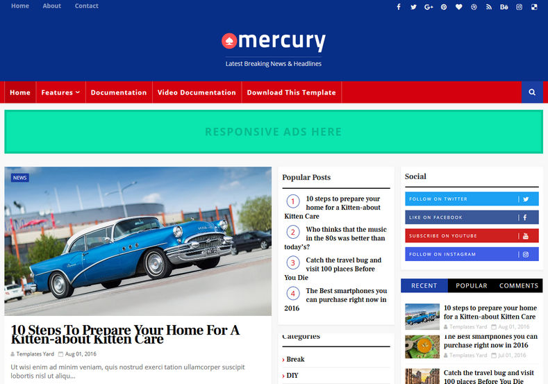 mercury news portal